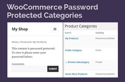 woocommerce password protected area wholesale products